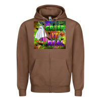 Chestnut creep it real Zipper Hoodie - BundleAndBundleShop