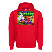 Red creep it real Zipper Hoodie - BundleAndBundleShop