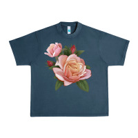 Midnight Navy State Of Grace Rose Urban Heavy Tee - LillyAllenDesigns