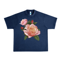Navy State Of Grace Rose Urban Heavy Tee - LillyAllenDesigns