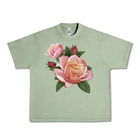 Oil Green State Of Grace Rose Urban Heavy Tee - LillyAllenDesigns