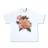 White State Of Grace Rose Urban Heavy Tee - LillyAllenDesigns