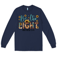 Navy be the light matthew 5 14 Long Sleeve Tee - JahusDesignShop
