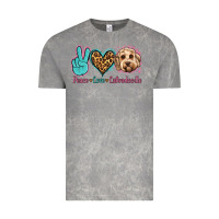 Cloud Rock peace love labradoodle Vintage Tee - Jasminsmagicworld