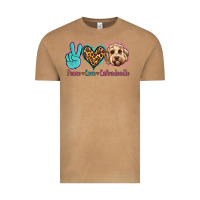 Vintage Camel peace love labradoodle Vintage Tee - Jasminsmagicworld