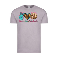 Peace Love Labradoodle Vintage Tee | Teevron