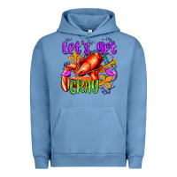 Pigment Pebble Blue let's get cray with crawfish olivia Urban Hoodie - OliviaCreatesArt