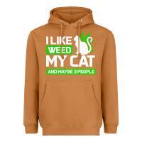 Meerkat Cat Weed I Like My Cat Gift Heavyweight Hoodie - Bettercallsaul