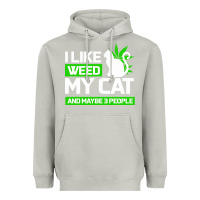 Moon Dust Cat Weed I Like My Cat Gift Heavyweight Hoodie - Bettercallsaul