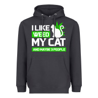 Smoke Cat Weed I Like My Cat Gift Heavyweight Hoodie - Bettercallsaul
