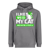 Storm Cat Weed I Like My Cat Gift Heavyweight Hoodie - Bettercallsaul