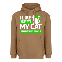 Toasted Coconut Cat Weed I Like My Cat Gift Heavyweight Hoodie - Bettercallsaul