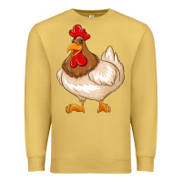 Antique Gold cute chicken Premium Sweatshirt - texasbilliewilder