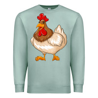Seafoam cute chicken Premium Sweatshirt - texasbilliewilder