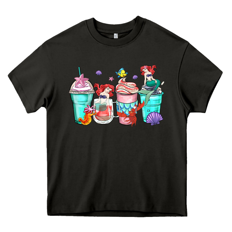 Ariel Coffee Cups Heavy Core Tee by Zillion Design Studio | Teevron