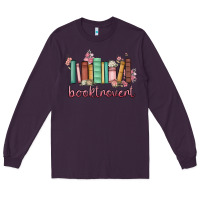 Plum booktrovert Long Sleeve Tee - MaliasSmallBusiness