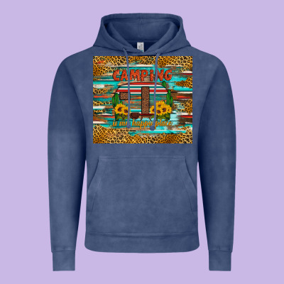Camping Is My Happy Place Vintage Hoodie Designed By Artiststas