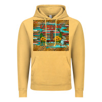 Vintage Mustard camping is my happy place Vintage Hoodie - Artiststas