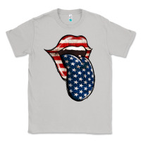 Moon Dust America 4th Of July Tongue Classic Tee - Jasminsmagicworld