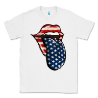 White America 4th Of July Tongue Classic Tee - Jasminsmagicworld