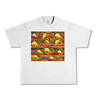 Lunar Rock tacos and sunflowers with serape leopard background Urban Heavy Tee - BarkalooDesign