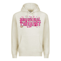 Oatmeal Heather Breast Cancer behavioral therapist Premium Hoodie - texasbilliewilder