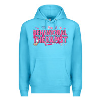 Ocean Blue Breast Cancer behavioral therapist Premium Hoodie - texasbilliewilder