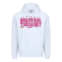 White Breast Cancer behavioral therapist Premium Hoodie - texasbilliewilder