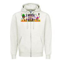 Oatmeal Heather thick and a treat libbey glass Zipper Hoodie - BundleAndBundleShop