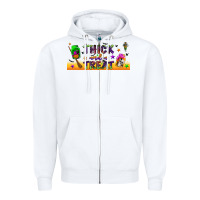 White thick and a treat libbey glass Zipper Hoodie - BundleAndBundleShop