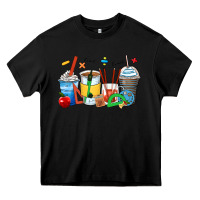 Black math teacher coffee cups Heavy Core Tee - Zillion Design Studio