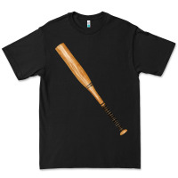 Black wooden softball bat Premium Tee - FaDigitalArtStudio