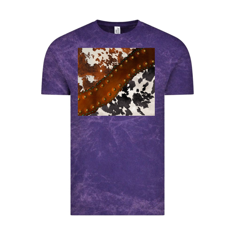 Cowhide Leather Vintage Tee by BarkalooDesign | Teevron