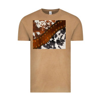Vintage Camel cowhide leather Vintage Tee - BarkalooDesign