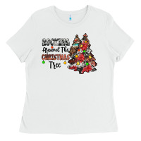 White rocking around the christmas tree Ladies Tee - JahusDesignShop