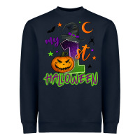 Navy My first Halloween Heavyweight Sweatshirt - NancyCooperArtShop