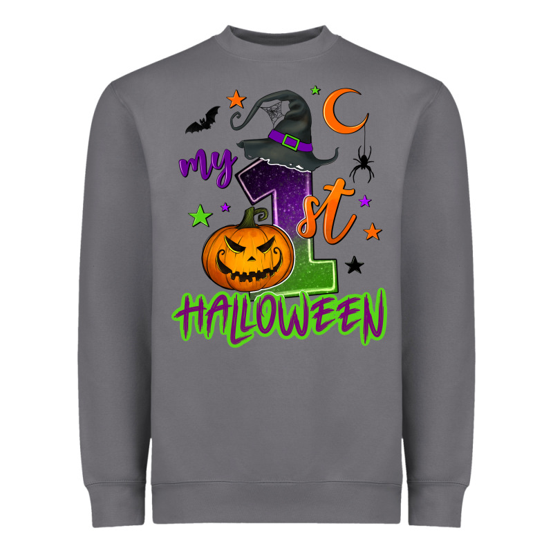 My First Halloween Heavyweight Sweatshirt by NancyCooperArtShop | Teevron