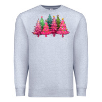 Heather Grey christmas tress with lights Premium Sweatshirt - texasbilliewilder
