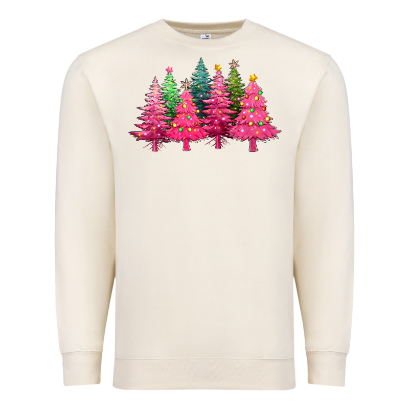 Christmas Tress With Lights Premium Sweatshirt by texasbilliewilder | Teevron