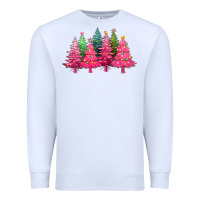 White christmas tress with lights Premium Sweatshirt - texasbilliewilder