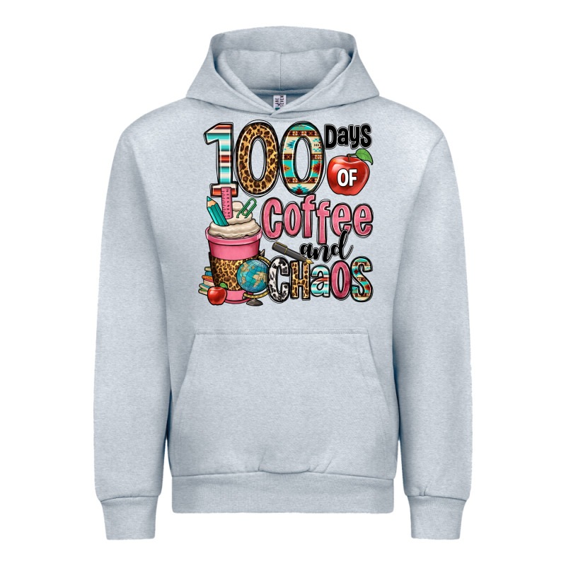 Hundred Days Of Coffee And Chaos Urban Hoodie by OliviaCreatesArt | Teevron