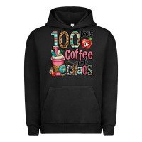 Pigment Black hundred days of coffee and chaos Urban Hoodie - OliviaCreatesArt