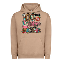 Pigment Burro hundred days of coffee and chaos Urban Hoodie - OliviaCreatesArt