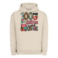 Pigment French Oak hundred days of coffee and chaos Urban Hoodie - OliviaCreatesArt