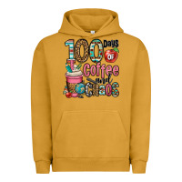 Pigment Peanut Butter hundred days of coffee and chaos Urban Hoodie - OliviaCreatesArt