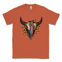 Copper American Bull Skull Classic Tee - Jasminsmagicworld