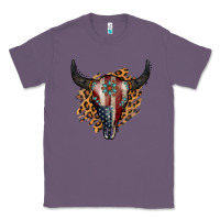 Lavender American Bull Skull Classic Tee - Jasminsmagicworld