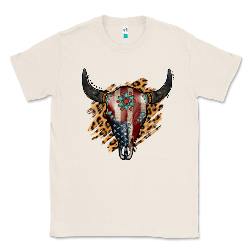 American Bull Skull Classic Tee by Jasminsmagicworld | Teevron