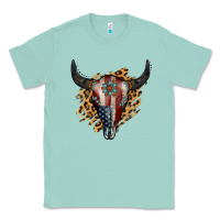 Seafoam American Bull Skull Classic Tee - Jasminsmagicworld