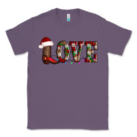 Lavender love christmas boots Classic Tee - AdoDesignShop